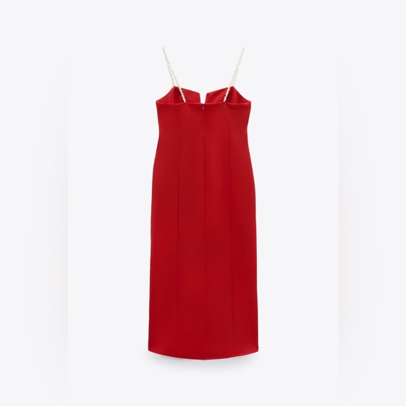 Brand New Zara Cocktail Midi Dress Size XS - Picture 3 of 5